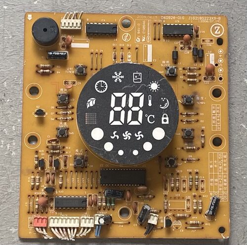 志高空调显示板ZKFR-51LW17C