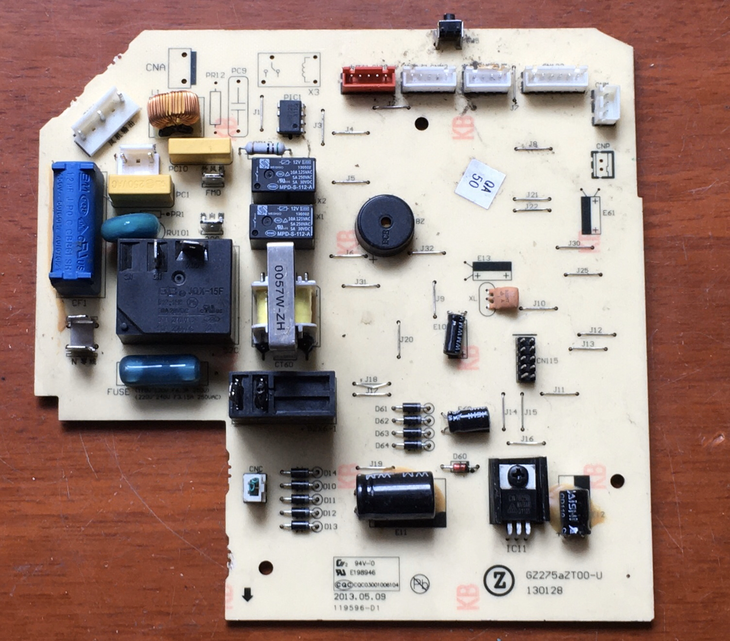 适用志高空调配件GM575kZ000-M DK-51A3-P1电脑主板 GZ275AZT00-U