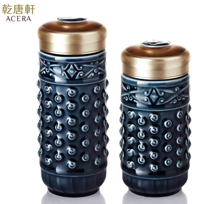 乾唐瓷杯乾坤随身双层单层