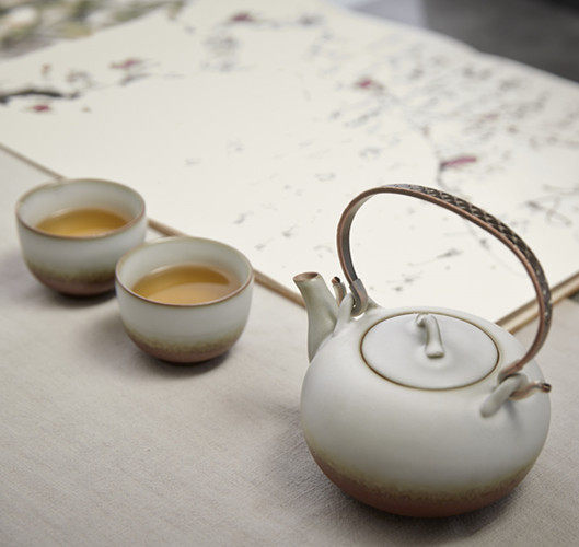 乾唐轩油脂经典茶具套装活瓷杯