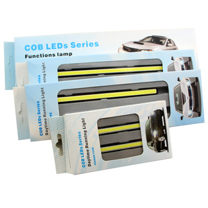 汽车COB日行灯新款超薄隐形防水高亮通用型LED改装COB日间行车灯