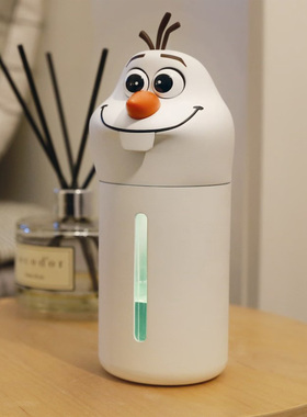 国内现货雪宝加湿器奥拉夫加湿器冰雪奇缘车载加湿器氛围灯睡眠灯