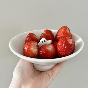 现货韩国幽灵碗草莓碗蓝莓碗水果碗下午茶碗马卡龙碗碟早餐燕麦碗