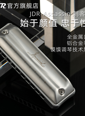 JDR嘉德瑞AssassinPro刺客布鲁斯蓝调十孔口琴10孔C专业演奏paddy