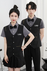 714-H6009P55控79/2025夏男女台球城工作服衬衫ktv餐厅衬衣桌球城图片