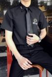 714-C661P40/店主风2025夏季男士短袖衬衫简约工作服衬衣潮，男装T恤，星座714(原C313)
