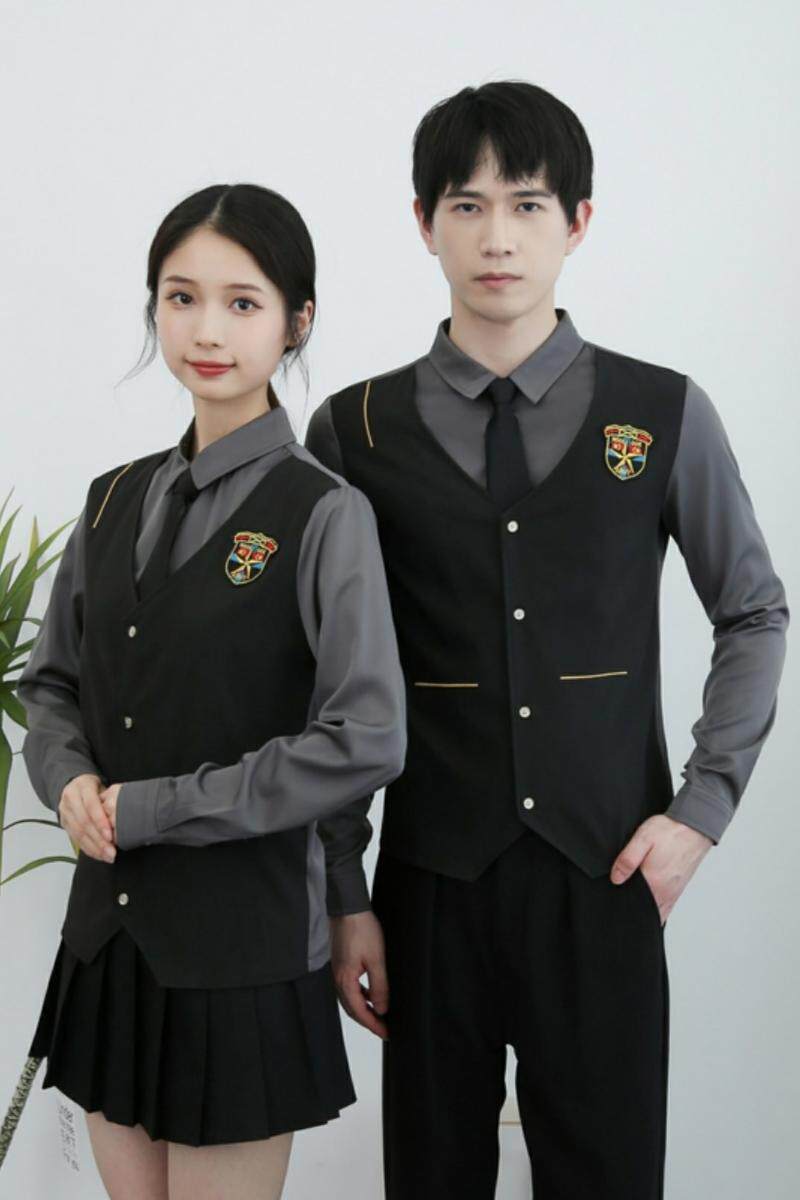 714-H667P55/2025春季新款工作服衬衫男女假两件衬衣KTV台球城服,男装衬衫,星座714(原C313)