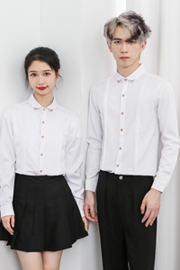 714-Y223特P40控59/2025春季修身工作服衬衫理发店ktv酒吧餐厅服图片