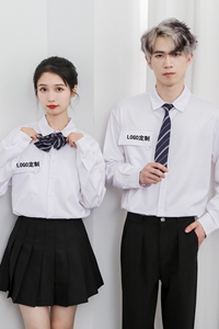 714-D3060P48控69/2025春季衬衫校园风ktv演出服礼服美容美发制服图片