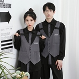 714-H3020P55控79/2025春季宽松马甲假两件工作服衬衫韩系制服，男装衬衫，星座714(原C313)