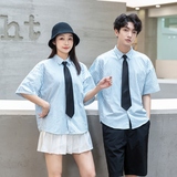 714-D645P45/2025夏季情侣装发型师夜店餐厅工作服衬衫宽松S-5XL，男装衬衫，星座714(原C313)