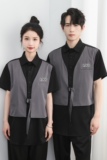 714-H3012P55控79/2025新款夏季日系假两件拼接发型师工作服衬衫，男装衬衫，星座714(原C313)