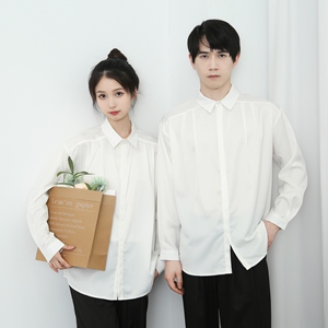 714-D3043P45控65/2026春季新款韩系宽松衬衫娱乐场所餐厅工作服图片