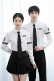 714-TD513P35/2025春季韩版男女工作服衬衫发型师奶茶店制服衬衣，男装衬衫，星座714(原C313)