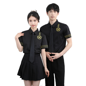 714-C681P40控59/2025新夏季空少工作服衬衫礼服ktv酒吧餐厅制服图片