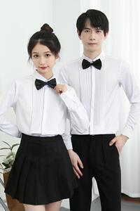 714-Y207P45控65/2026春季礼服衬衫修身迎宾伴郎发型师工作制服图片