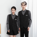 714-H3065P55控69/2024秋季假两件理发店ktv桌球城网吧工作服衬衫，男装衬衫，星座714(原C313)