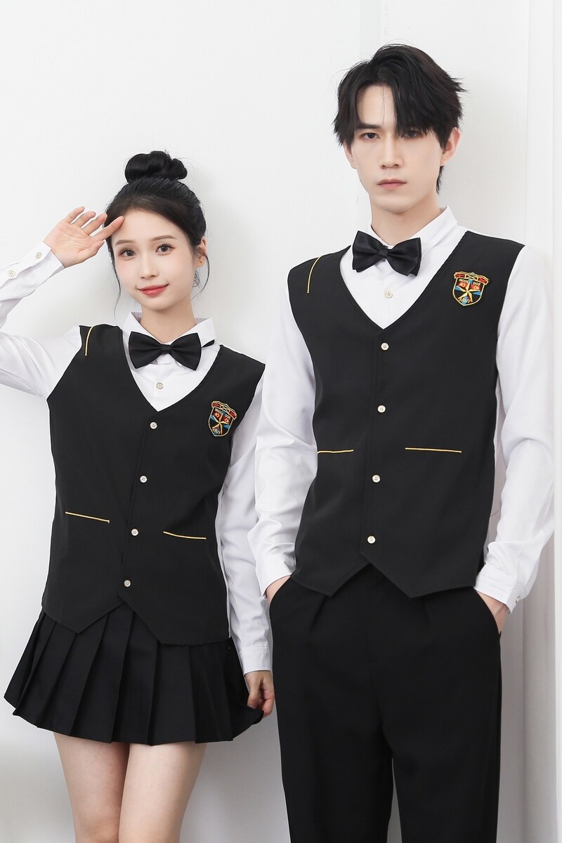 714-H667P55控69/2025秋发型师假两件台球城ktv工作服男女衬衫,男装衬衫,星座714(原C313)