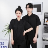 714-C3045P38控59/2025新款夏男女同款工作服衬衫发型师餐厅制服，男装衬衫，星座714(原C313)