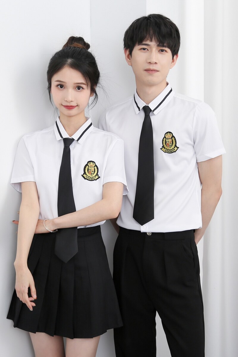 714-Y820P40控69/2025夏季工作服衬衫dk衬衫jk衬衣团体校园风短袖,男装T恤,星座714(原C313)