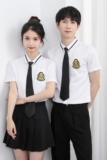 714-Y820P40控69/2025夏季工作服衬衫dk衬衫jk衬衣团体校园风短袖，男装T恤，星座714(原C313)