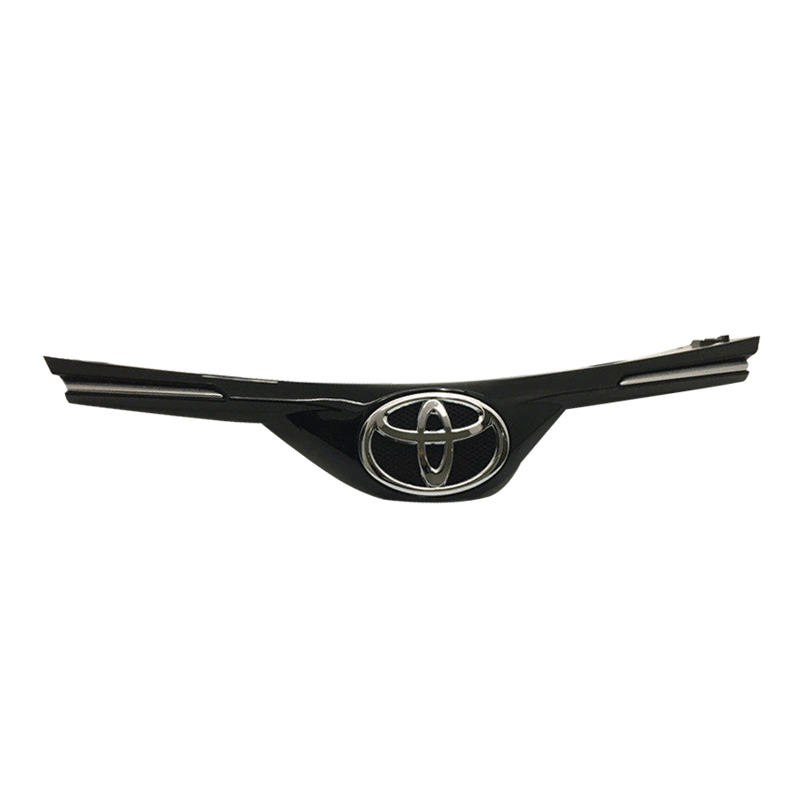 适用于16-18款RAV4荣放前中网饰条前散热器格栅车标饰条前脸亮条