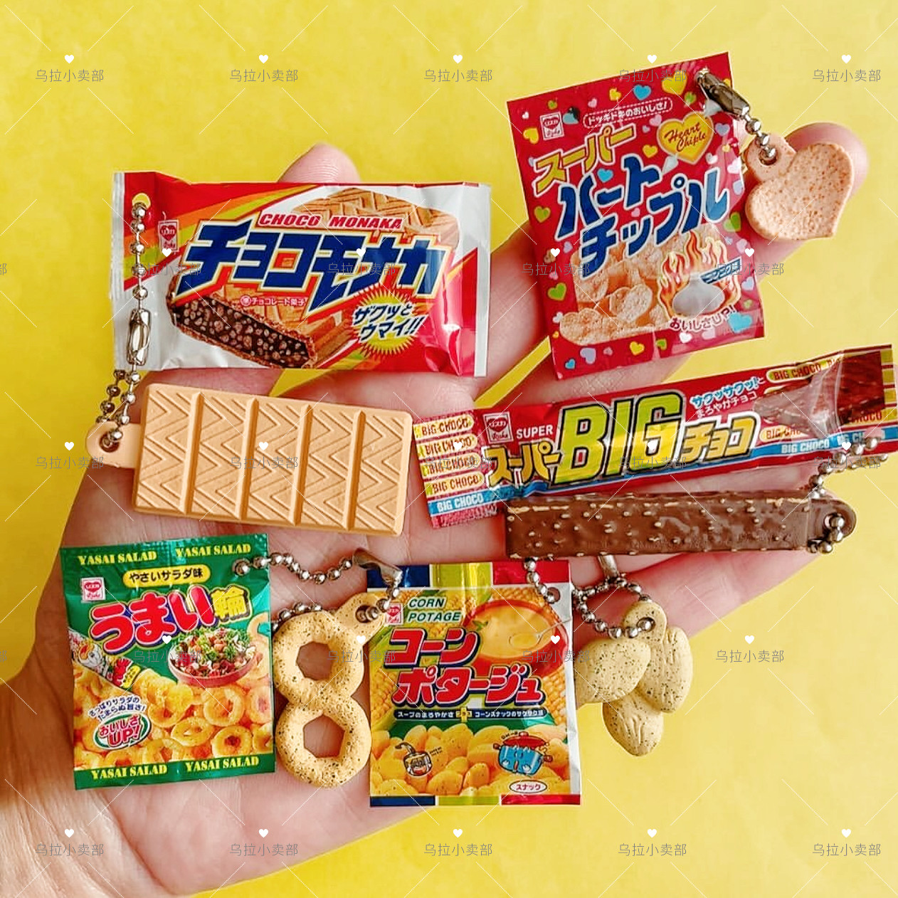 「乌拉」BANDAI万代 扭蛋 日本儿童零食Riska 巧克力  食玩小挂件
