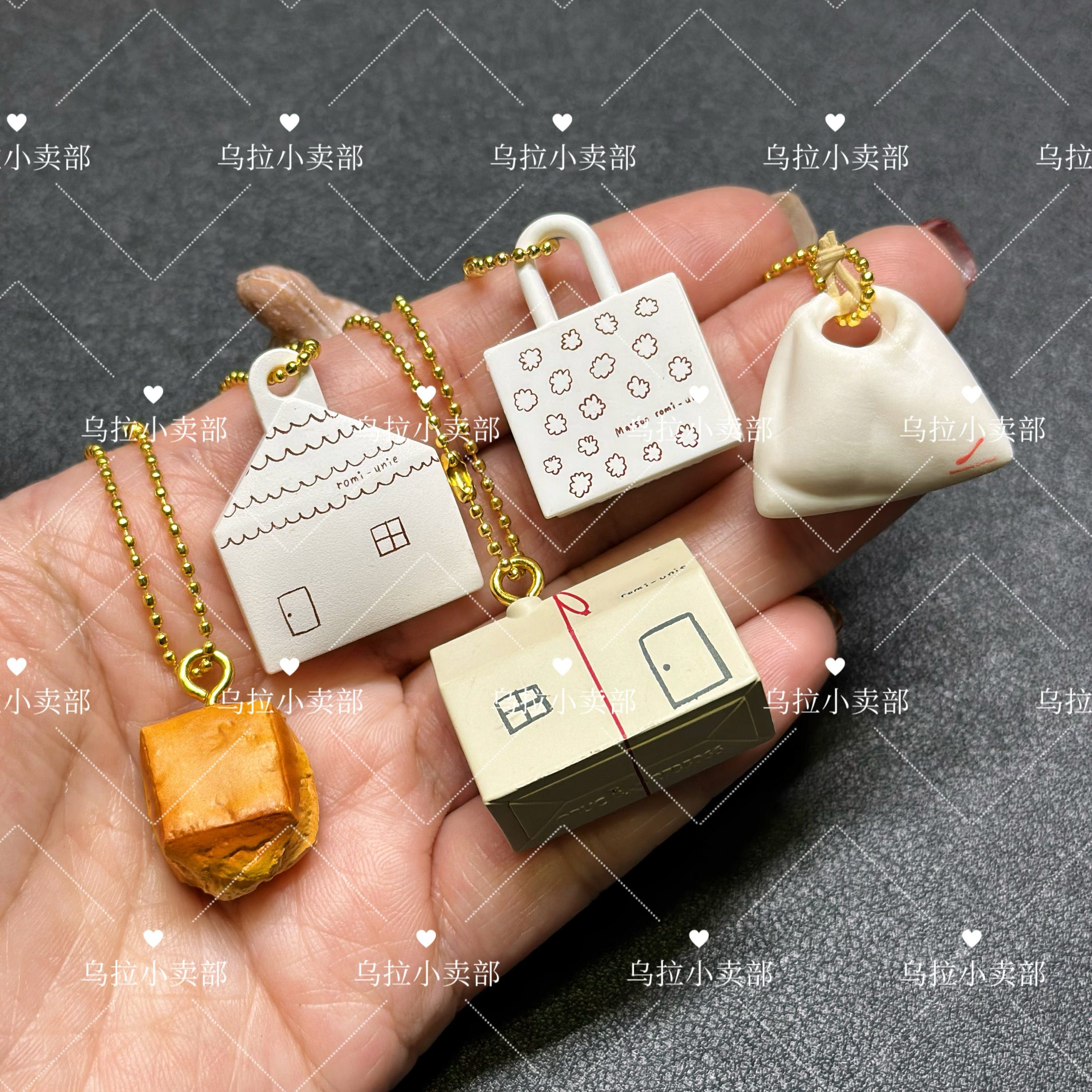 「乌拉」正版万代扭蛋 日本烧菓子店Romi-Unie微缩点心模型小挂件图片