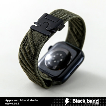 适用s10苹果手表ultra3尼龙S11降落伞扣s7表带s8/s9壳iwatch/SE2