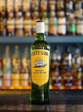 【国行正品】绿皮书CUTTY SARK顺风苏格兰调和威士忌 可乐桶调酒