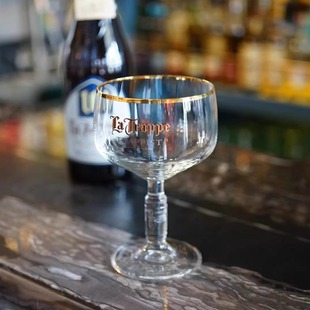 啤酒周边·康文荷兰修道士啤酒专用杯 阔口高脚杯 洋酒杯