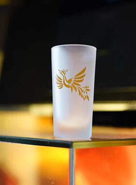 天雀加厚玻璃威士忌一口杯套装