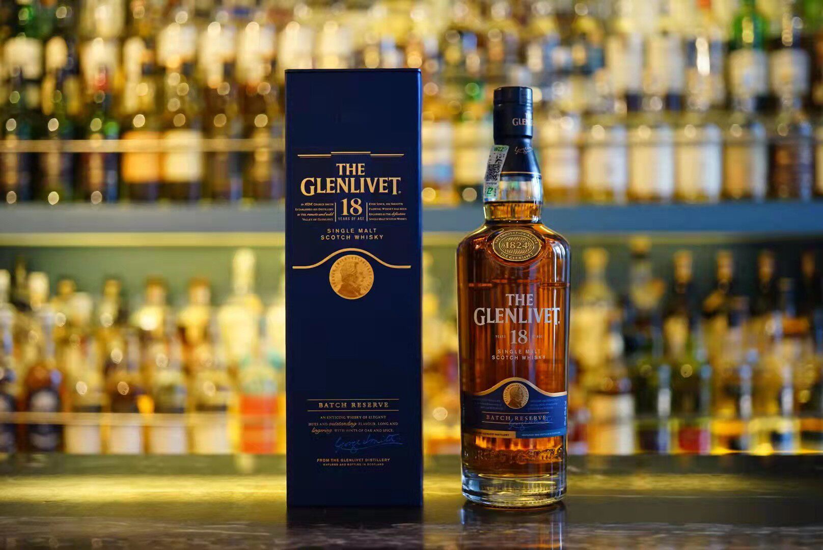 国行包邮 the glenlivet格兰威特18年苏格兰单一麦芽威士忌700ml
