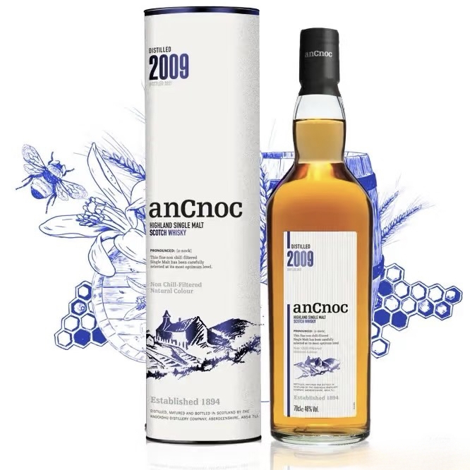 【国行】ANCNOC安努克2009限定单一麦芽苏格兰威士忌洋酒700ml