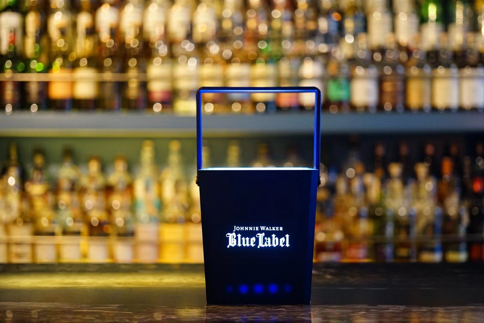 【国行包邮】john walker 尊尼获加蓝牌置物盒 发光 原厂限定正品