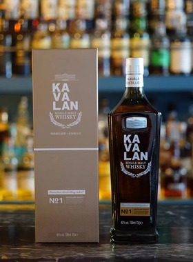 【国行】KAVALAN金车噶玛兰珍选1号单一麦芽台湾威士忌 进口洋酒