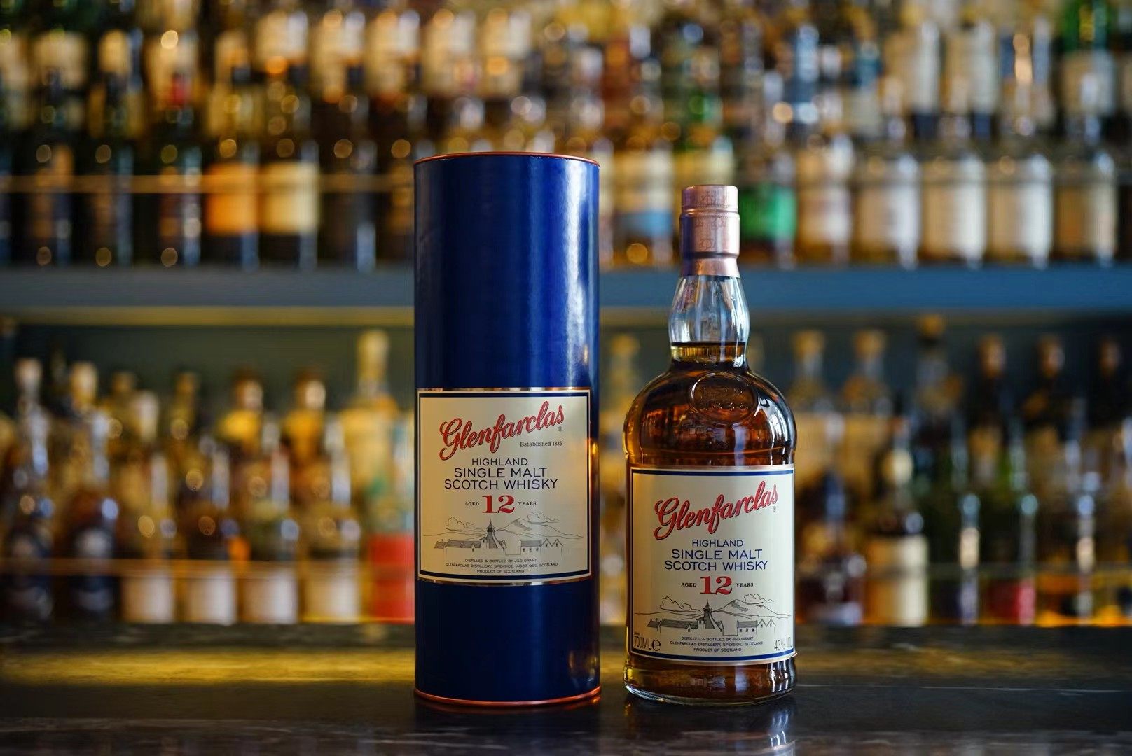 【国行包邮】glenfarclas格兰花格12年苏格兰单一麦芽威士忌700ml