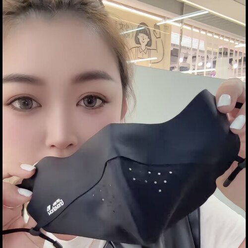 2026新款冰丝防晒口罩女防紫外线护眼角显脸小高颜立体透气A2697