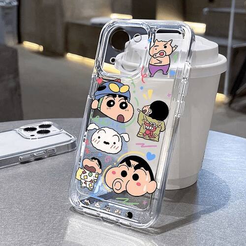 嘟嘟嘴小新苹果iPhone16手机壳15