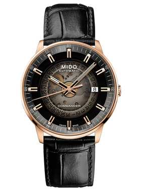 MIDO美度瑞士手表男指挥官渐变半透款机械男表M021.407.36.411.00