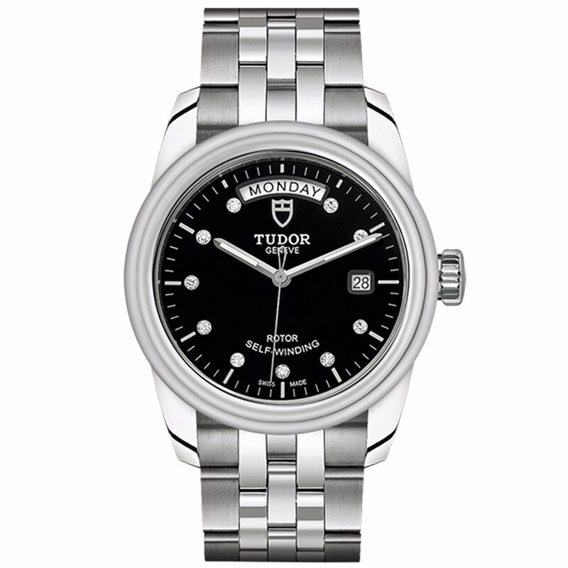 瑞士帝舵tudor手表男骏珏星期日历型自动机械男士腕表m56000-0008