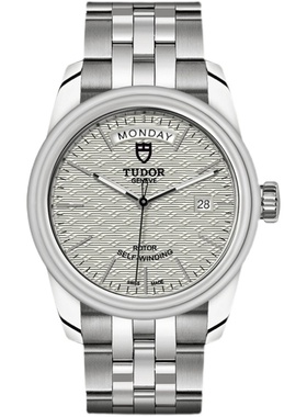 瑞士Tudor帝舵骏钰系列银提花日历星期历自动机械男表M56000-0003