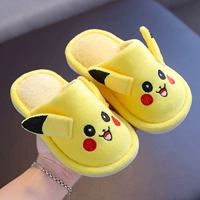 Демисезонные детские нескользящие мультяшные милые тапочки для мальчиков, семейный стиль