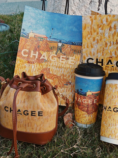 正品代购霸王茶姬安徽地区新款晴山栖谷限定斜挎包周边