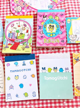 【分装】日本TAMAGOCHI拓麻歌子可爱趣味宠物 限定迷你便签纸