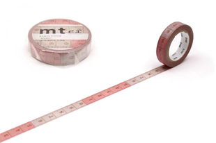 【分装】日本MT EX 裁缝尺 粉色尺子 数字尺码 和纸胶带