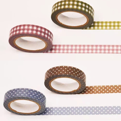 【分装】日本仓敷意匠2025新款波点格子水玉基础百搭 和纸胶带