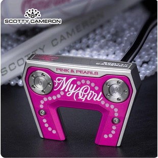 正品 GIRL高尔夫推杆PINK&PEARLS闪耀粉珍珠 Titleist卡梅隆限量MY