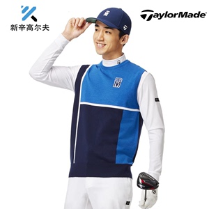 新款Taylormade高尔夫服装男士运动马甲男针织背心秋季时尚golf