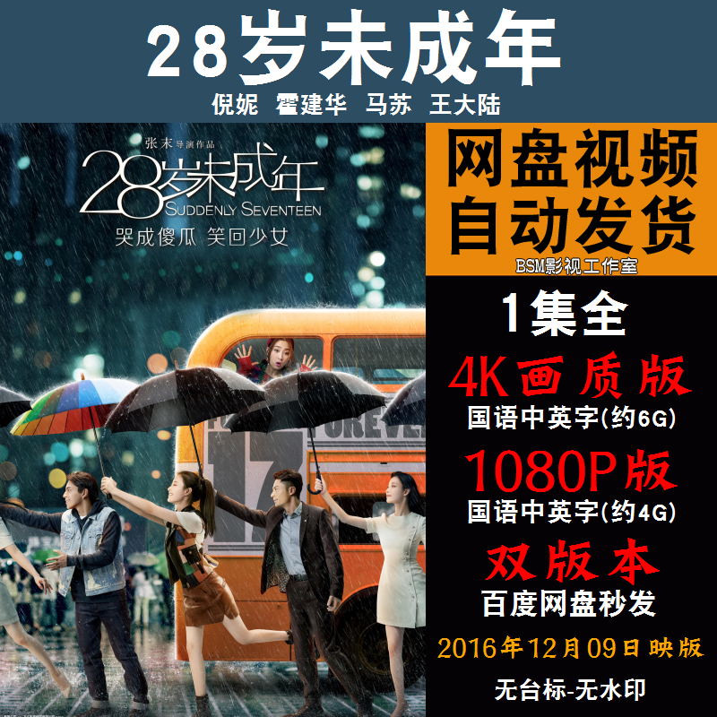 28岁未成年 国语电影倪妮 4k宣传画1080p影片非装饰画